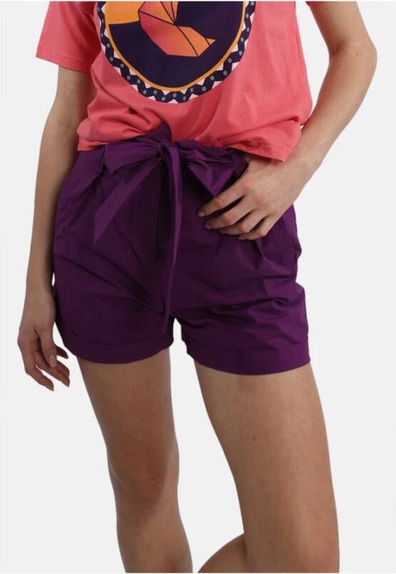 Molly Bracken Short Shorts Paars Dames