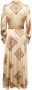 Momoni Maxi -jurken Beige Dames - Thumbnail 4