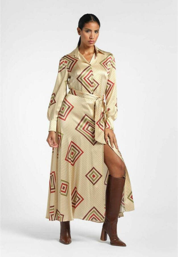 Momoni Shirtjurken Beige Dames