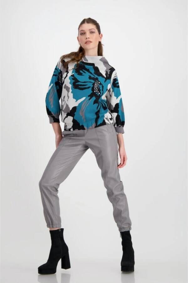 monari pullover 807193 763 Blauw Dames