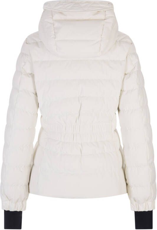 Moncler Witte Chessel Donsjas Wit Dames