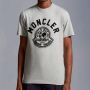 Moncler College geïnspireerd crew neck T-shirt Grijs Heren - Thumbnail 2