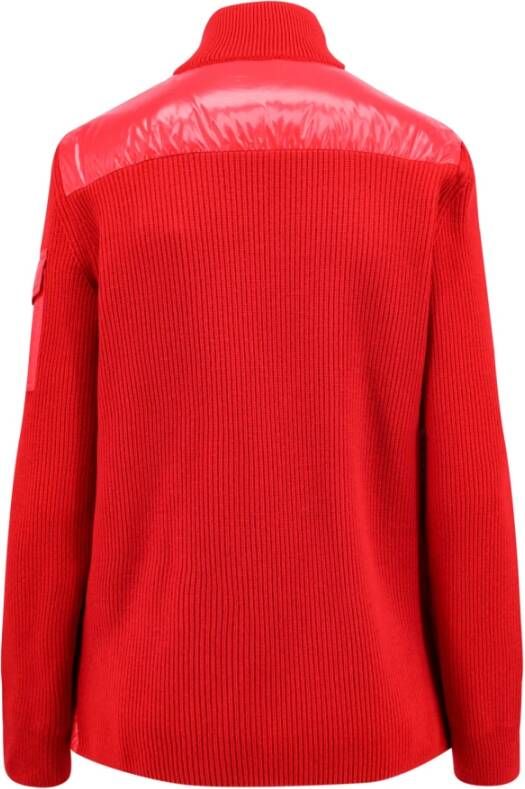 Moncler Warme en stijlvolle donsjas Rood Dames