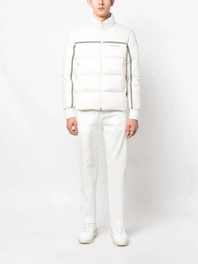 Moncler Michael Korte Donsjas Wit Heren