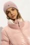 Moncler Roze Wollen Hoeden met Iconisch Vilt Kussen Pink Dames - Thumbnail 2
