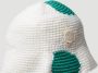 Moncler Gebreide Bucket Hoed met Vlekken White Unisex - Thumbnail 2