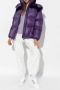 Moncler Gewatteerde jas met fluwelen schouders Purple Dames - Thumbnail 2