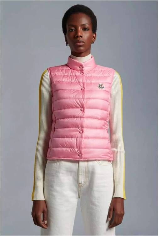 Moncler Liane Vest Model I10931A1020053048538 Roze Dames