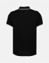 Moncler Klassieke Logo Polo Shirt Black Heren - Thumbnail 2