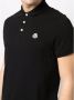 Moncler Logo Patch Polo Classic Zwart Katoen Black Heren - Thumbnail 2
