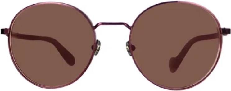 Moncler Pre-owned Metal sunglasses Roze Dames