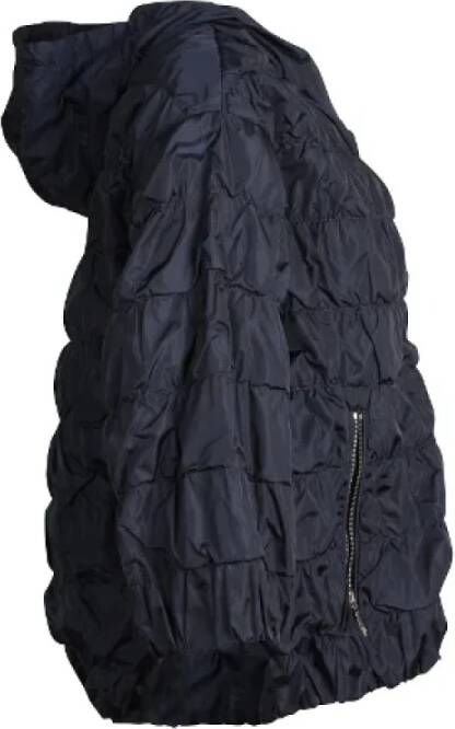 Moncler Pre-owned Polyester outerwear Blauw Dames