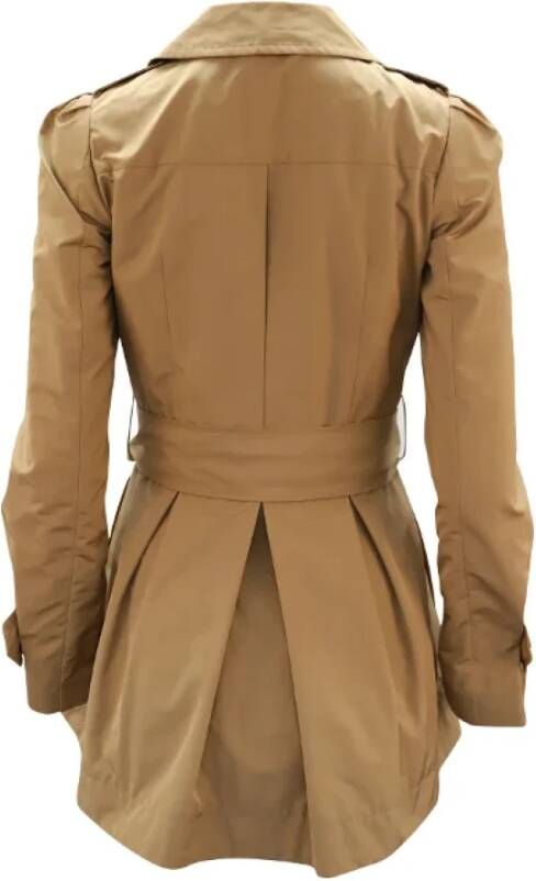 Moncler Pre-owned Polyester outerwear Beige Dames