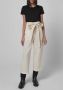 Moncler Genius 1952 Riem Cropped Broek Beige Dames - Thumbnail 2