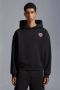 Moncler Logo Applique Hoodie Zwart Heren - Thumbnail 2