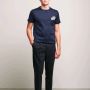 Moncler T-shirt Blauw Heren - Thumbnail 2