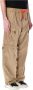 Moncler Wijde Been Cargo Broek Beige Heren - Thumbnail 2
