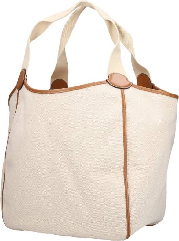 Moncler Tote Bags Beige Dames