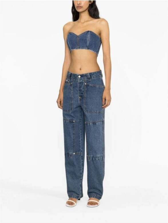 Monot Tops Blauw Dames