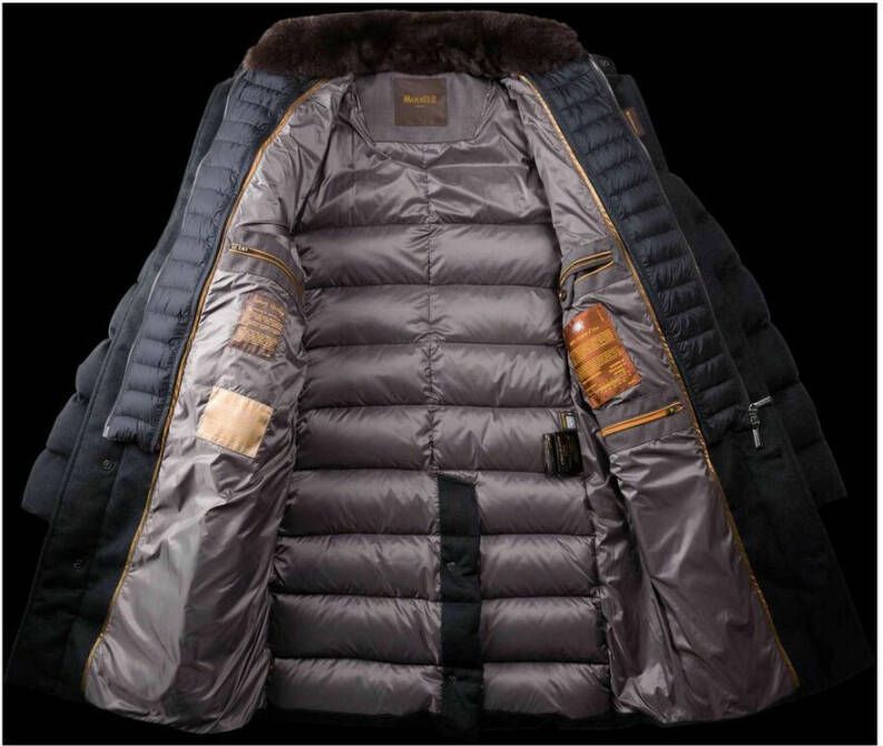 Moorer Donzen jas Blauw Heren