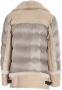 Moorer Gewatteerde Boudin Stijl Jassen Beige Dames - Thumbnail 2