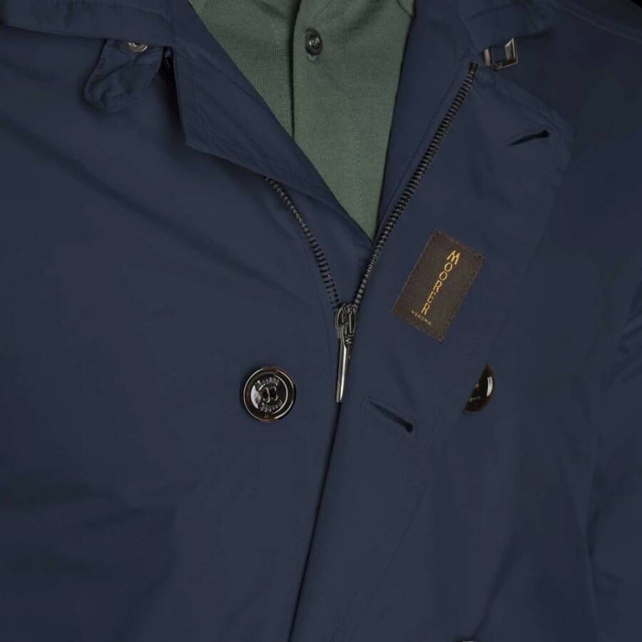 Moorer Coats Blauw Heren