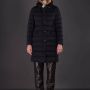 Moorer Exclusieve Vetiver-IL Kasjmier Donsjas Blauw Dames - Thumbnail 2