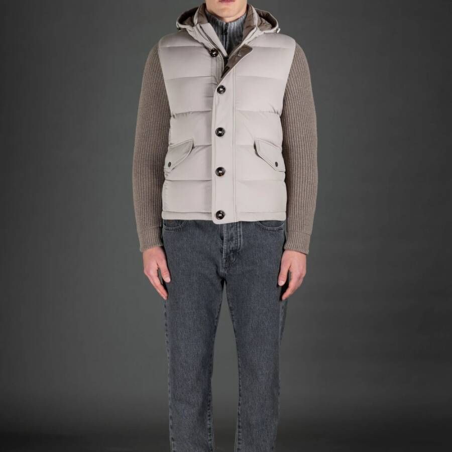 Moorer Jackets Beige Heren