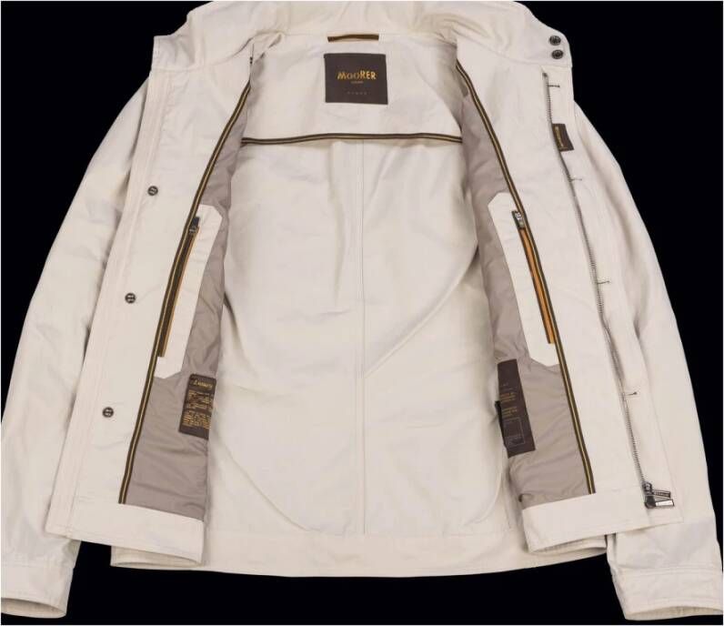 Moorer Lichte jas Beige Heren