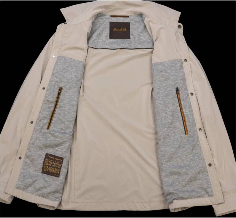 Moorer Jackets Beige Heren