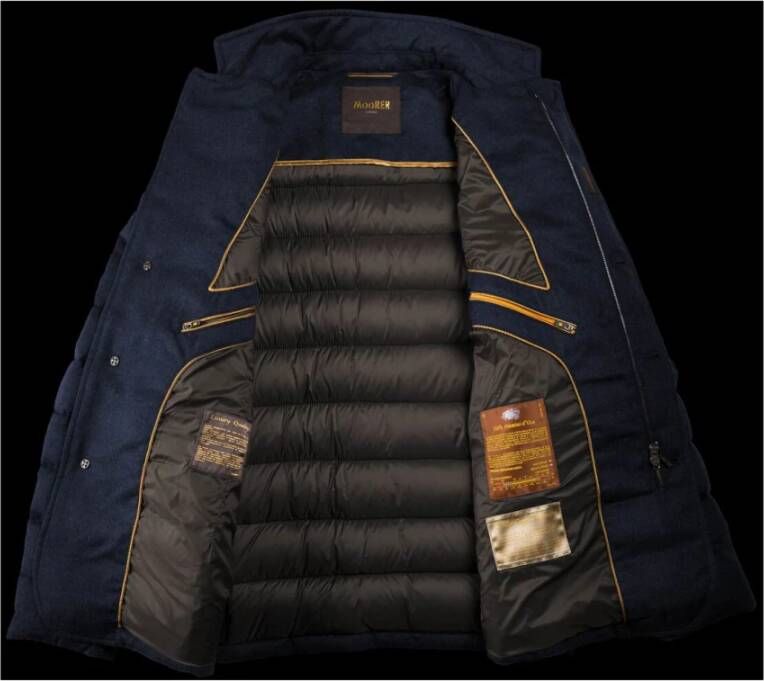 Moorer Jackets Blauw Heren
