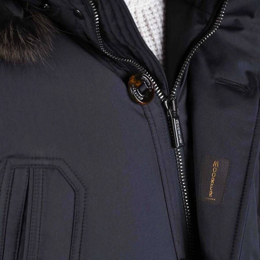 Moorer Jackets Blauw Heren