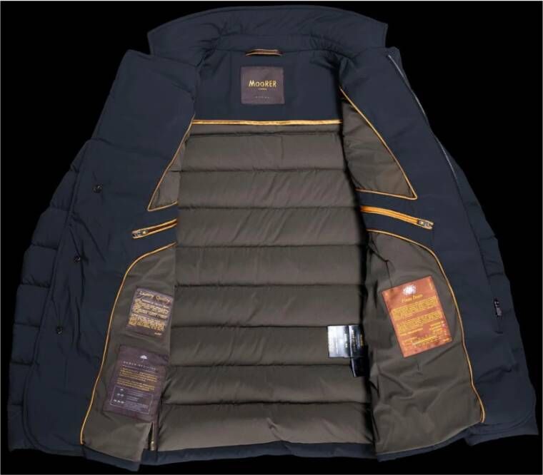 Moorer Jackets Blauw Heren