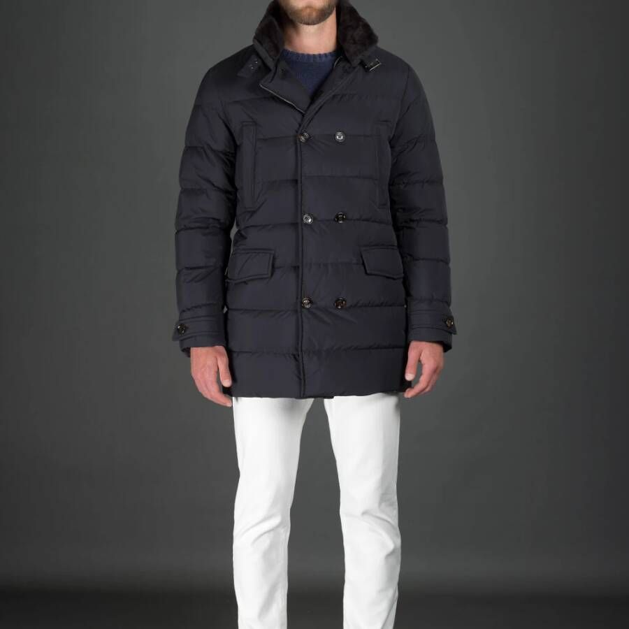 Moorer Jackets Blauw Heren