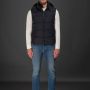 Moorer Boudin-Quilted Gilet Blue Heren - Thumbnail 2