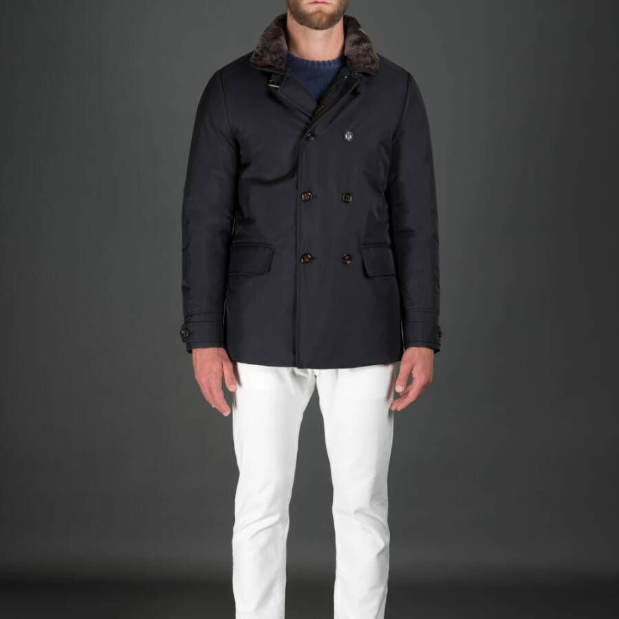 Moorer Jackets Blauw Heren
