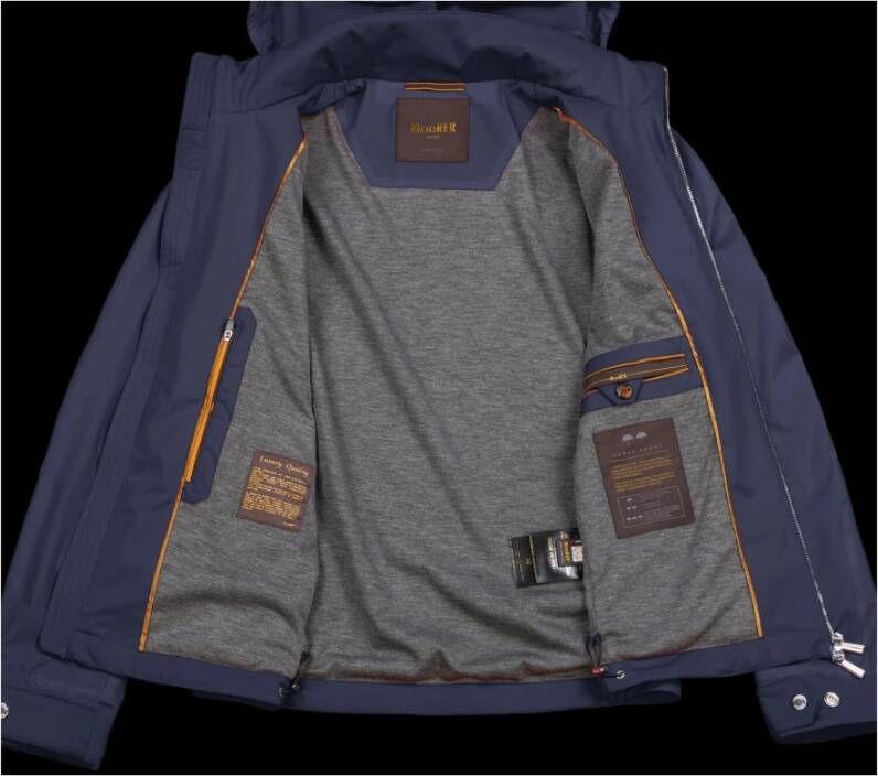 Moorer Jackets Blauw Heren