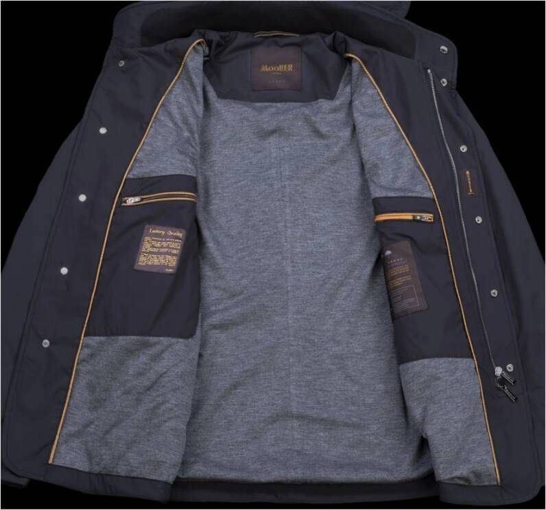 Moorer Jackets Blauw Heren