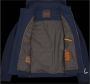 Moorer Afneembare capuchon bomberjack vest Blue Heren - Thumbnail 2