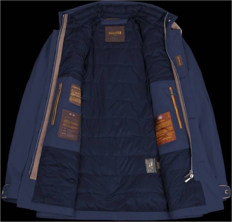 Moorer Jackets Blauw Heren