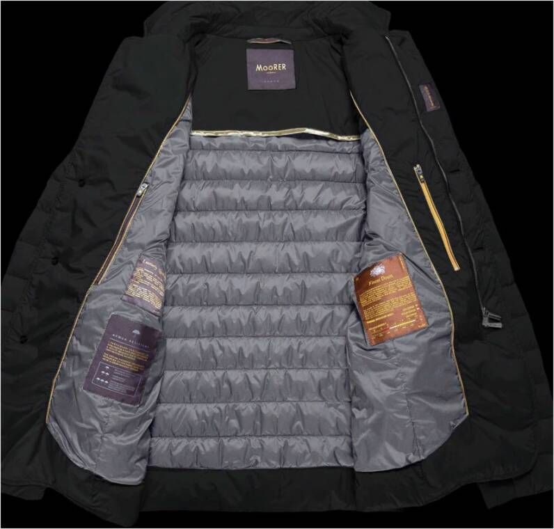 Moorer Jackets Zwart Heren