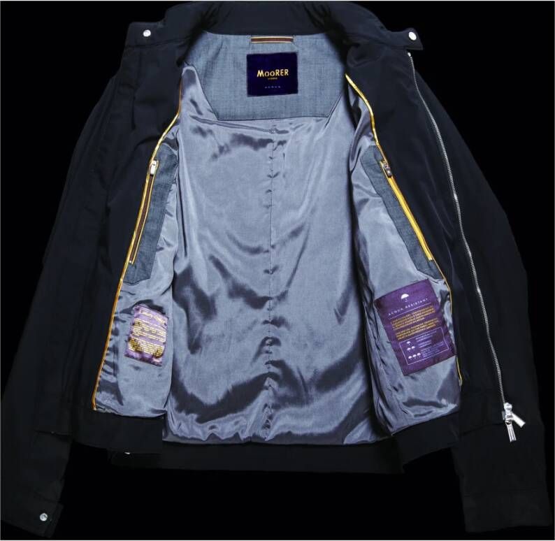 Moorer Jackets Zwart Heren