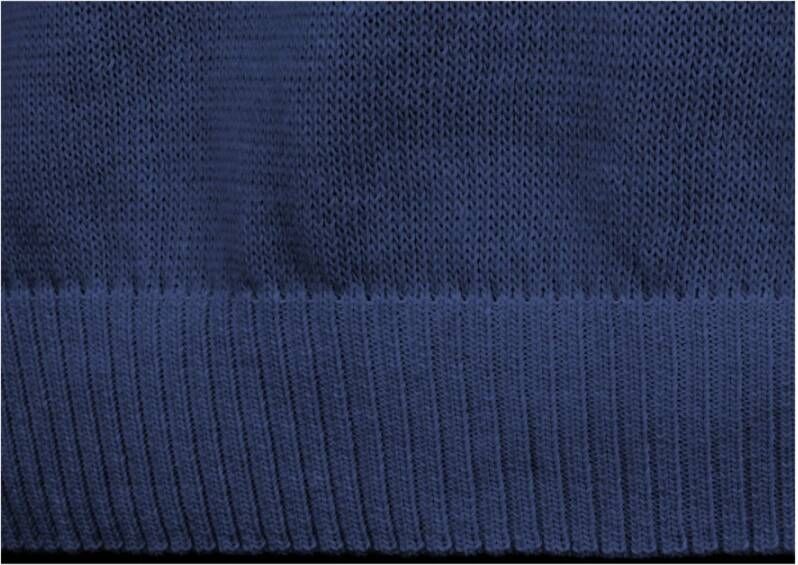 Moorer Knitwear Blauw Heren