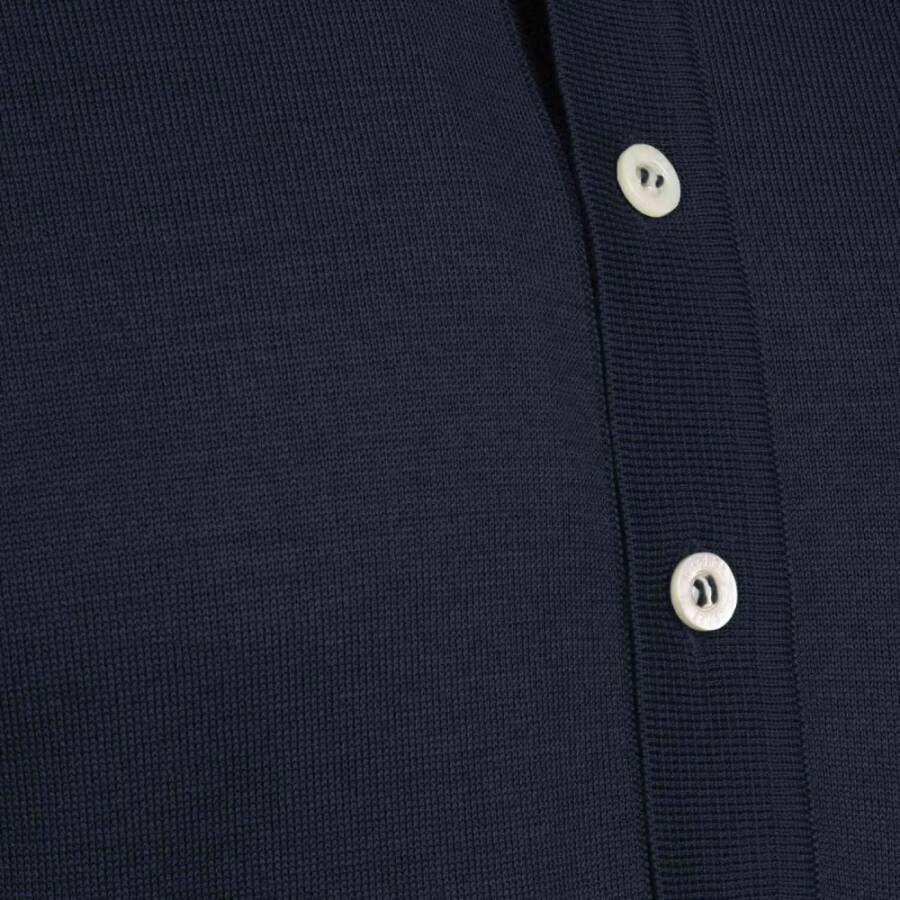 Moorer T-shirt Blauw Heren