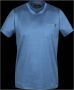 Moorer Blauwe T-shirts en Polos Blue Heren - Thumbnail 3