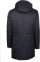 Moorer Parkas Blauw Heren - Thumbnail 2
