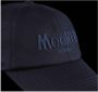 Moorer Verstelbare baseball cap met wollen interlock binnenkant Blue Heren - Thumbnail 2