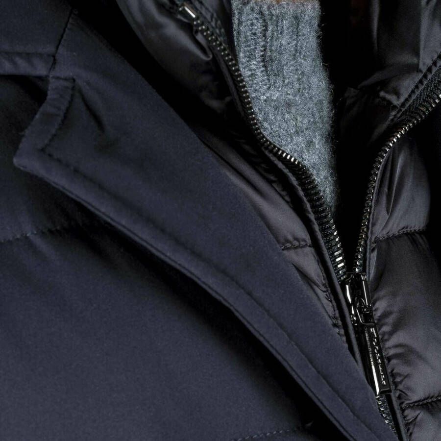 Moorer Donsjack Blauw Heren