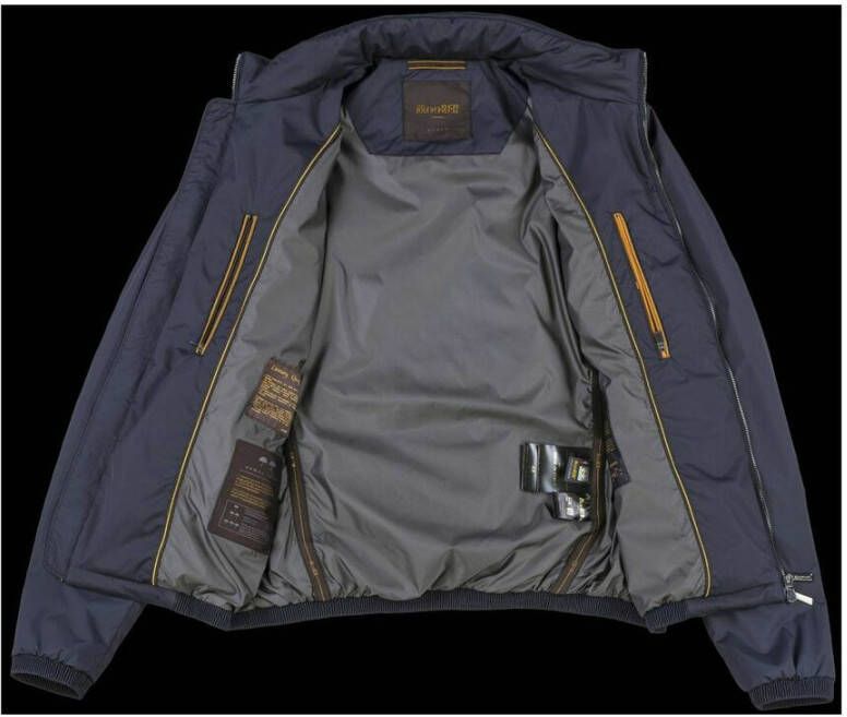 Moorer Bomberjack Blauw Heren