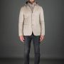 Moorer Stijlvolle Bellotto-Bab Jas Beige Heren - Thumbnail 2